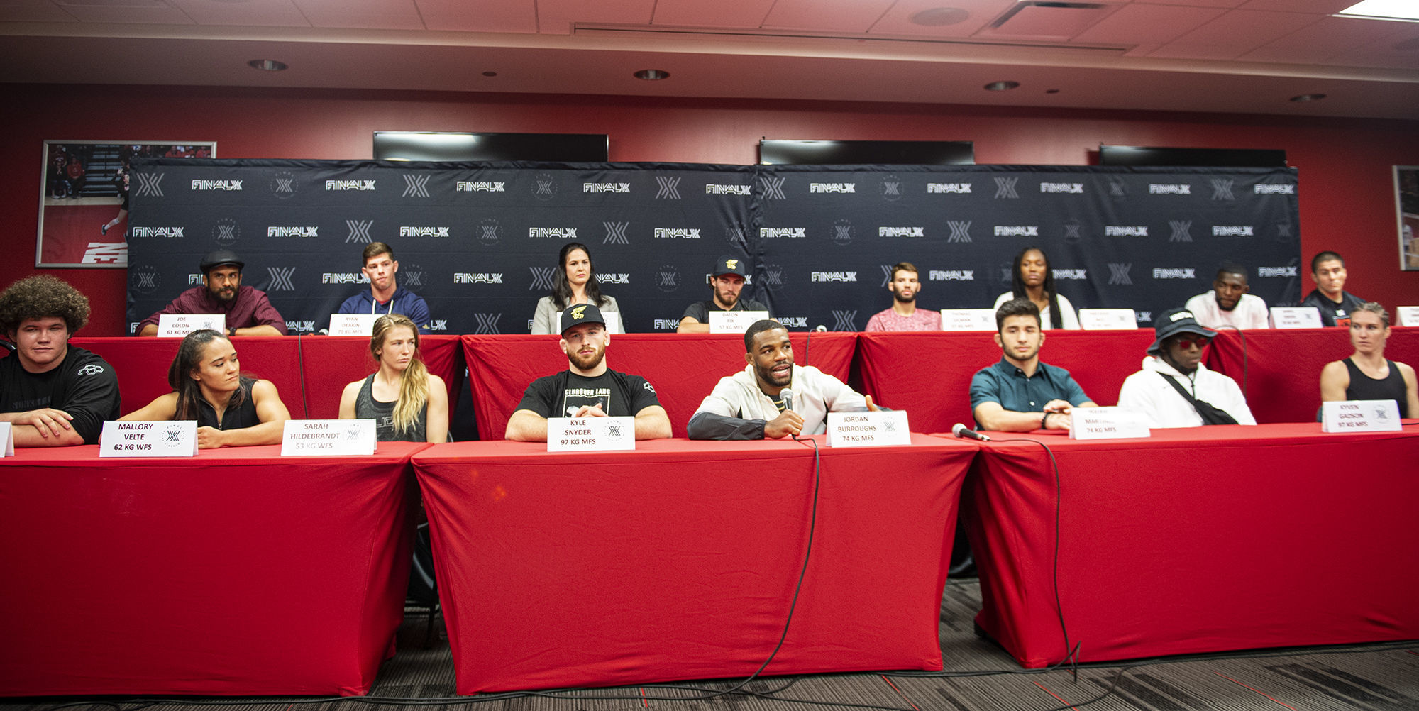 Final X wrestling presser, 6.14